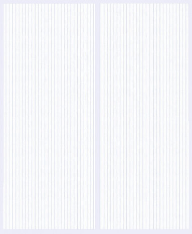 vliegengordijn dubbel 230 cm wit