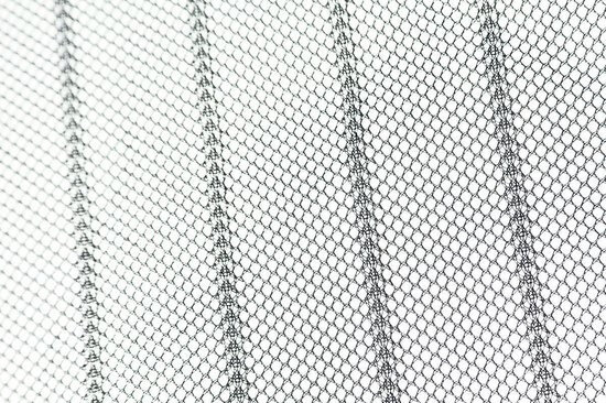 vliegengordijn 184 x 230 cm polyester zwart