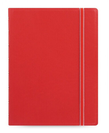 notitieboek Classic A5 papier/kunstleer rood
