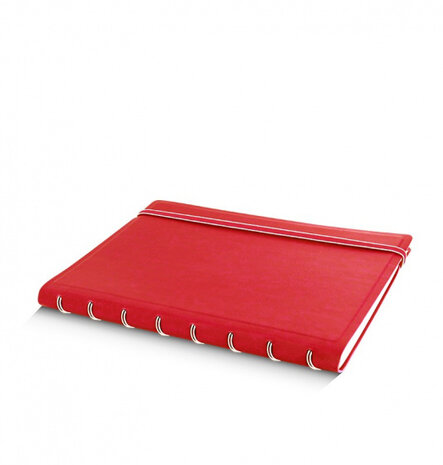 notitieboek Classic A5 papier/kunstleer rood