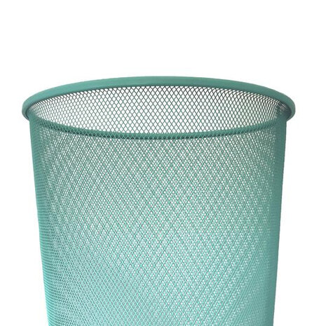 prullenbak 29 x 34 cm aluminium groen