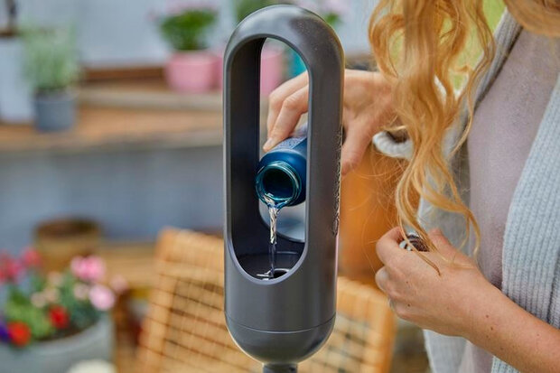 tuinfakkel ClickUp! 36,3 cm staal zwart