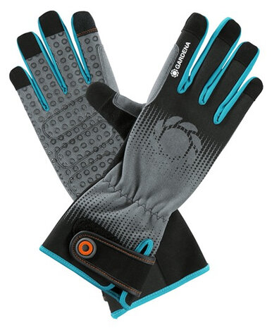 tuinhandschoenen polyester/ nylon grijs maat L