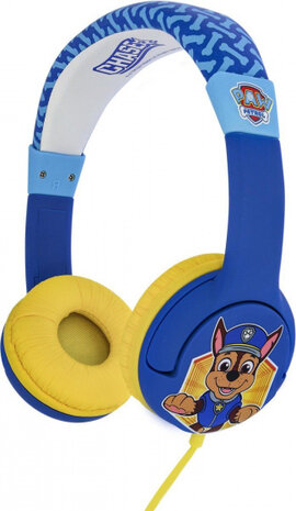 koptelefoon Paw Patrol junior 3,5 mm blauw