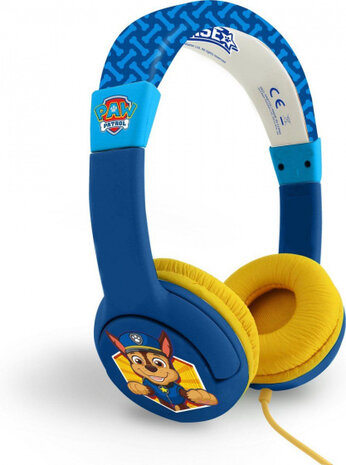 koptelefoon Paw Patrol junior 3,5 mm blauw