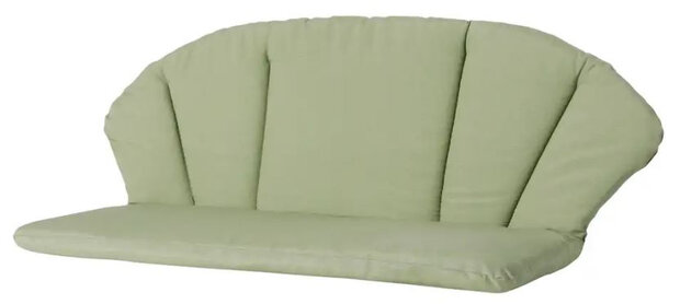 bankkussen Elegance Panama 105 x 95 cm polykatoen kaki
