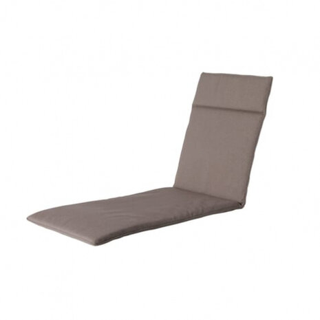 ligbedkussen 190 x 60 x 7 cm katoen bruin