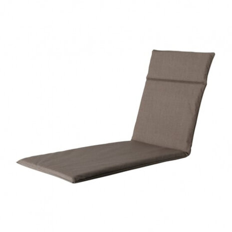 ligbedkussen 190 x 60 x 7 cm katoen taupe