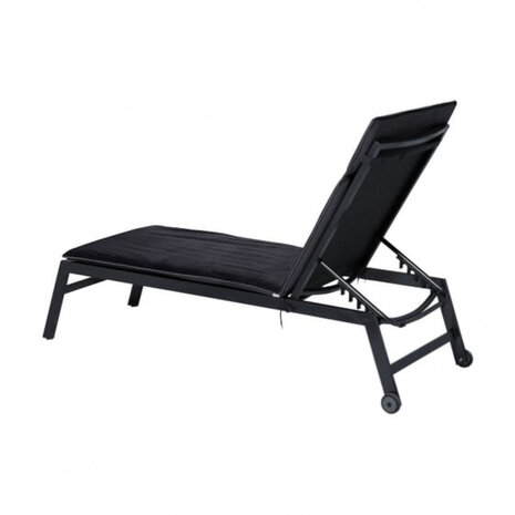 ligbedkussen velvet 190 x 60 x 7 cm katoen grijs