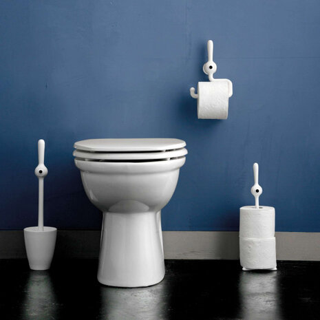 toiletrolhouder Toq 36,5 cm wit