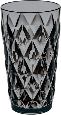 drinkglas Chrystal L 450 ml thermoplast grijs