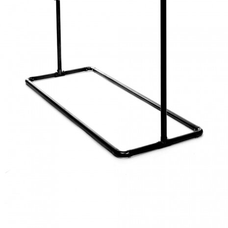 kledingrek Kazan 100 x 48 x 160 cm RVS zwart