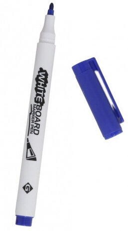 whiteboardmarker 14 cm blauw