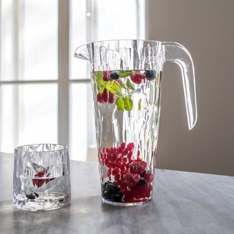 waterkan Club 1,5 liter glas transparant