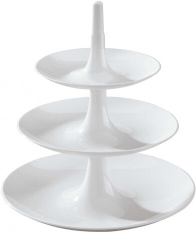etag&egrave;re Babell 31,4 x 34 cm wit 3-delig maat L