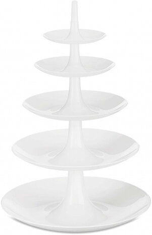 etag&egrave;re Babell 38 x 53 cm wit 5-delig maat Big