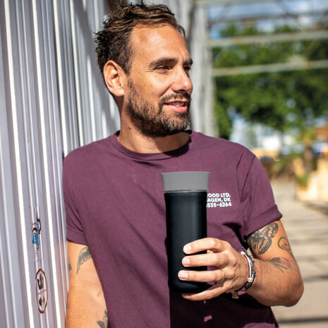 drinkfles Safe-To-Go 700 ml zwart/grijs