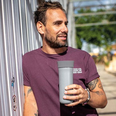 drinkfles Safe-To-Go 700 ml grijs
