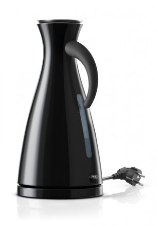 waterkoker 1,5 liter 16,5 x 33,5 cm RVS zwart
