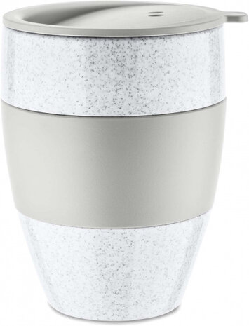 thermosbeker Aroma To Go 2.0 400 ml wit/grijs