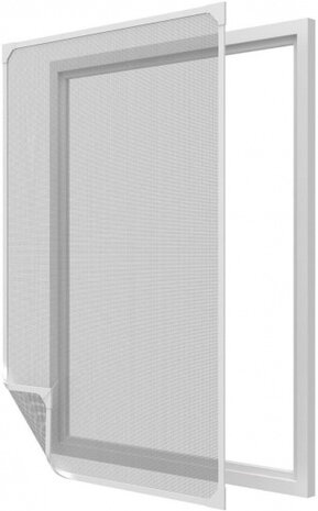 raamhor magnetisch 1 x 1,20 meter polyester wit 9-delig