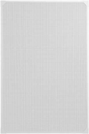 raamhor magnetisch 1 x 1,20 meter polyester wit 9-delig