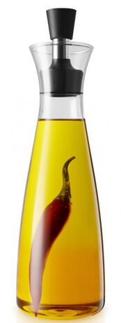 olie- en azijnfles 500 ml 25,5 cm RVS transparant