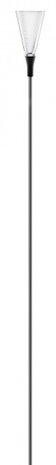 regenmeter 12,7 x 116 cm RVS/glas transparant