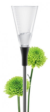 regenmeter 12,7 x 116 cm RVS/glas transparant
