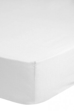 hoeslaken Jersey junior 60 x 120 cm katoen wit