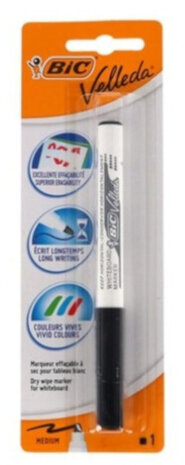 whiteboardmarker Velleda 1,4 mm zwart