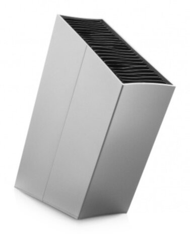 messenblok 20 x 7,5 x 31 cm aluminium zilver