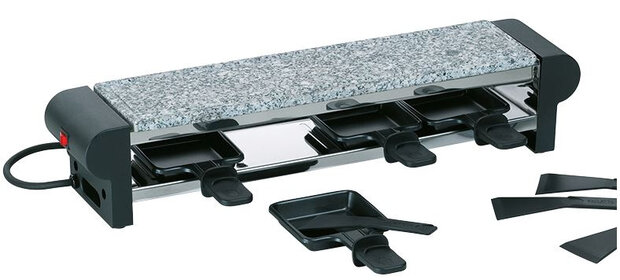bakplaat Hot Stone Livigno 50 x 10,5 cm graniet