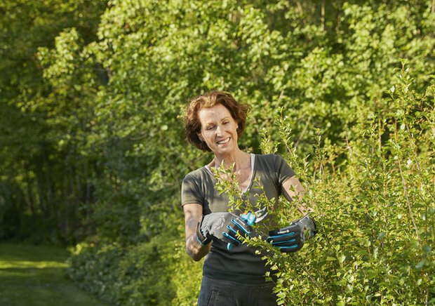 tuinhandschoenen struikonderhoud polyester grijs mt M
