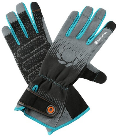 tuinhandschoenen rozenonderhoud polyester grijs mt M