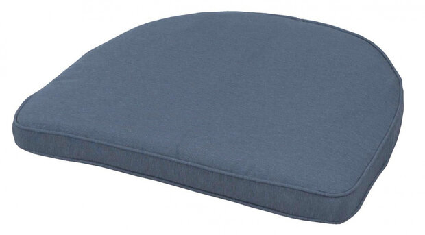 zitkussen Yorker 48 x 48 cm polyester/katoen blauw