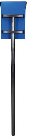 brievenbuspaal Inox 4,5 x 150 cm RVS zilver