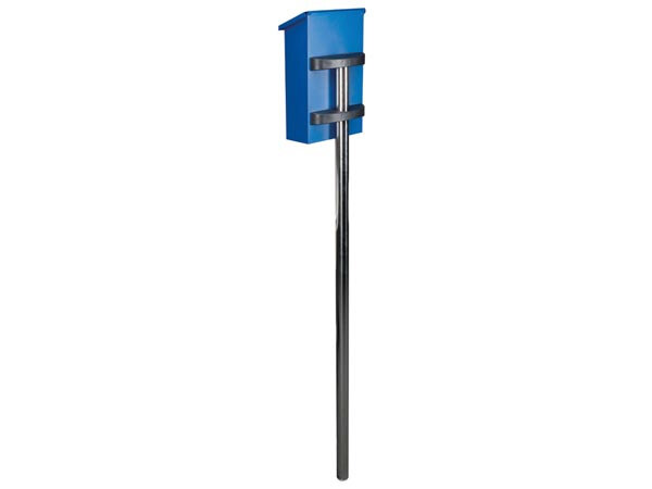 brievenbuspaal Inox 4,5 x 150 cm RVS zilver
