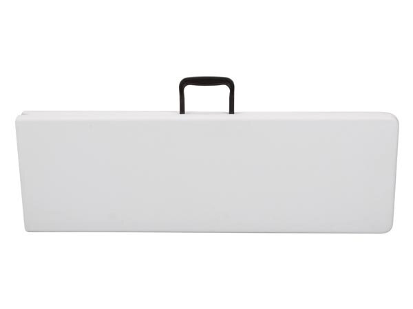 vouwbank 183 x 28 x 43 cm polyethyleen/staal wit