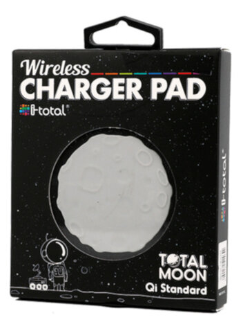 draadloze oplader Moon micro-USB 5W wit/zwart
