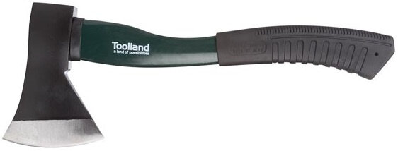 bijl 600 gram 30 cm staal zwart/groen