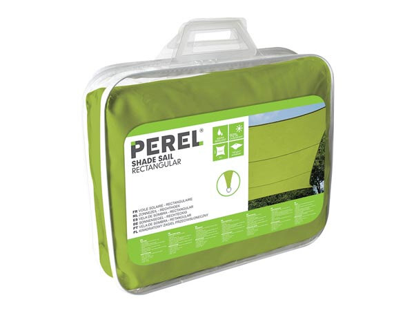 schaduwdoek 4 x 2,9 m polyester groen