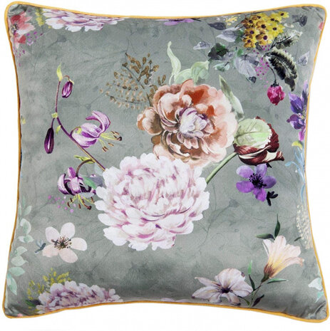 sierkussen Parma 48 x 48 cm polyester groen