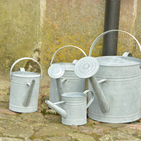 gieter 30,5 x 55,5 cm 8,75 liter zink grijs