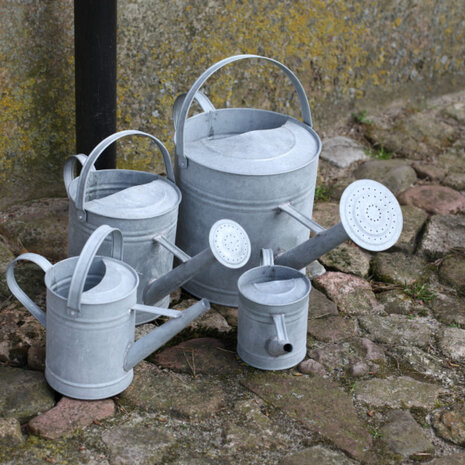 gieter 30,5 x 55,5 cm 8,75 liter zink grijs