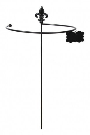 plantensteun franse lelie 61,6 cm staal zwart