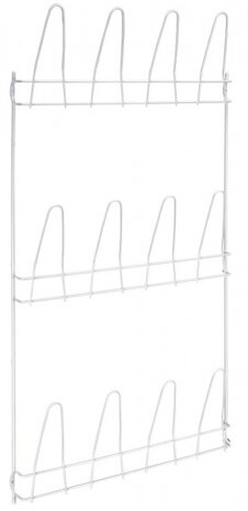 schoenenrek Penny 77 x 41 cm staal wit
