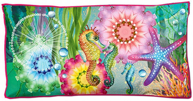 sierkussen Amada 60 x 30 cm polyester