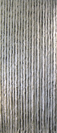 kattenstaartgordijn 220 x 90 cm pluche beige