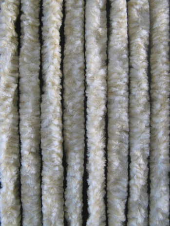 kattenstaartgordijn 220 x 90 cm pluche beige